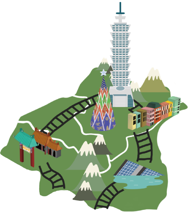 台灣北部地圖